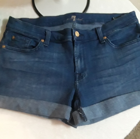 7 For All Mankind Pants - 7 For All Mankind Jean shorts